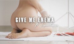 Give me an enema wearing med glove