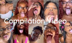 Tongue, Wide Mouth, Spit Compilation Video 2024