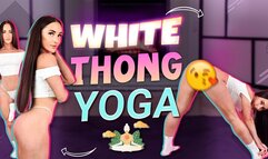 White Thong Yoga