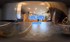 Hiding from Giantess Lady Soles - Parts 1 & 2 - Sweaty Foot Worship (4K 360 VR)