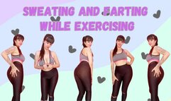 sweating and farting while exercising