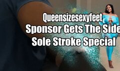 Sponsor Gets Side Sole Stroke Special