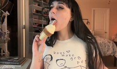 I bet you will wish you were an icecream cone after watching this