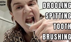 Drooling Spitting Tooth Brushing