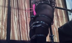 Carissa Dumond Sensually Bound into a tight Crotchrope Predicament for Bondage Orgasm