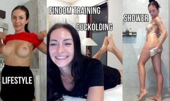 Lifestyle talking, shower naked, findom slave training, mind fuck, cuckolding - live stream