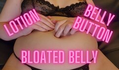 Lotioning Up My Bloated Belly and Belly Button MP4