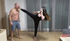 Brutal Femdom Fighting: High Kicks & Head Kick Domination