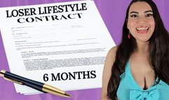 Loser Lifestyle Contract - Real 6 Month Reject Reprogramming Guidance with Countess Wednesday - Pussy Denial, Sexual Rejection, Loser Porn, Mind Fuck MP4 1080p