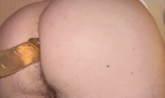 POV Stepdad catches you jerking off, farts all over your dick