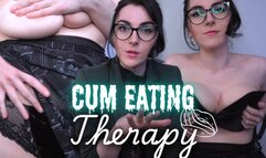 Cum Swallowing Edging Therapy: A Topless Session