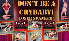 1296-Such A CryBaby! - Loser Spanked!