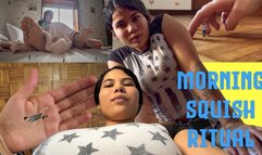 My Morning Squish Ritual - 4k - Latina Giantess Kelly