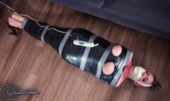 Milked for Moans - Whitney Gets Wrapped in Tight Tape with Her Mouth Stuffed with Panties, a Magic Wand on Her Clit and Cumming in Mummification - 1080