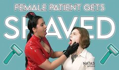 Female Patient Gets Shaved