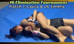 Match 1: Jimena vs Laura B - 16 Person Elimination Tournament