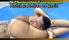 Match 3: Andrea vs Kevin - 16 Person Elimination Tournament