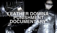 Leather Japanese mistress Goddess Ran female domination whipping and caning her Merciless punishment outdoor Chain bondage