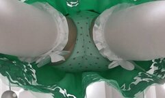 Upskirt in socks with the white bows on them WMV FULL HD 1080p