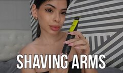 Shaving arms