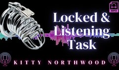 Cum In Chastity with this Locked and Listening British Audio Task