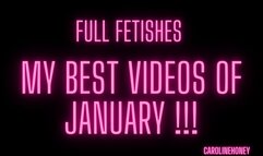 My videos of the month of January ????