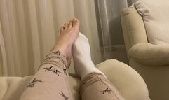 Worship My Socks And Feet Before Bed Time