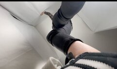 A Giantess Shoejob with Adidas Campus Sneakers - Cock Trampling, Shoejob, CBT and Giantess and Upskirt - POV Views - Tramplegirl uses her well worn sneakers and let him explode on her shoes - !! Cockview only !! HD