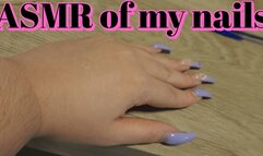 ASMR of my nails