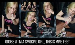 00083 # i'm a smoking girl, this is mine feet