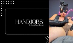 handjobs in leather glove cum in gloves