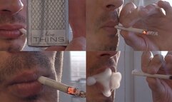 Smoking Silva Thins 100s huge snaps