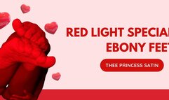 Red Light Special Ebony Foot Domination