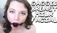 Gagged Lactation Facial