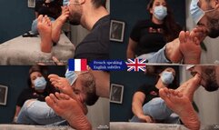 Hashtag threat - Humiliated by an influencer's stinking feet 1080p - FOOT FETISH - FOOT GAGGING - FOOT SMELLING - SMELL FETISH - HUMILIATION - FOOT WORSHIP