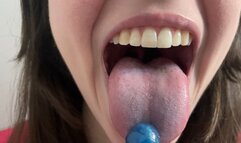 Tongue Fetish Lollipop Licking