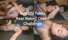 Kim Chi Takes Rear Naked Choke Challenge