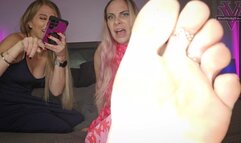 Mean Step-Mom and bratty Step-Sister catch you watching foot porn: MommyDomme, Foot Humiliation, Stinky Feet- 1080p