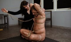 Shibari (floor play) by Onna Nawa