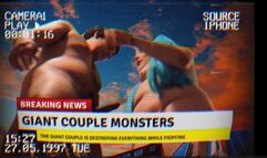 Giant couple monsters