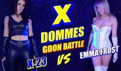 X-Dommes Goon Battle (X-23 Vs Emma Frost X-Men Mind Fuck)