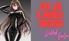 CBT Instructions & Ruined Orgasm JOI from British Goddess