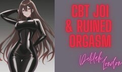 CBT Instructions & Ruined Orgasm JOI from British Goddess [AUDIO]