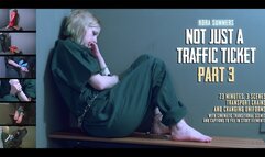 Not Just A Traffic Ticket - Part 3: Kora Summers Criminal Girl Prepped for Sentencing, Chained For Transport, Restrained in Cuffs, Shackles and Waist Chain, Stripped and Given New Uniform