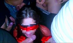 Nube's most complete Gangbang in a Sex Shop (Part 1)