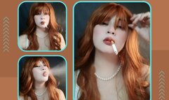 Custom - Ginger hair and sounds of exhales - smoking marlboro crafted red - audible