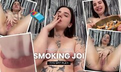 Smoking Encouragement JOI matches light up