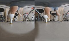 3D VR 180 degree Cinnamon Dangling Foot Fetish