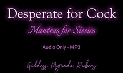 Desperate for Cock - Mantras for Sissies - Audio Only MP3