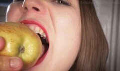 Emma Eats Apples Right In Your Face